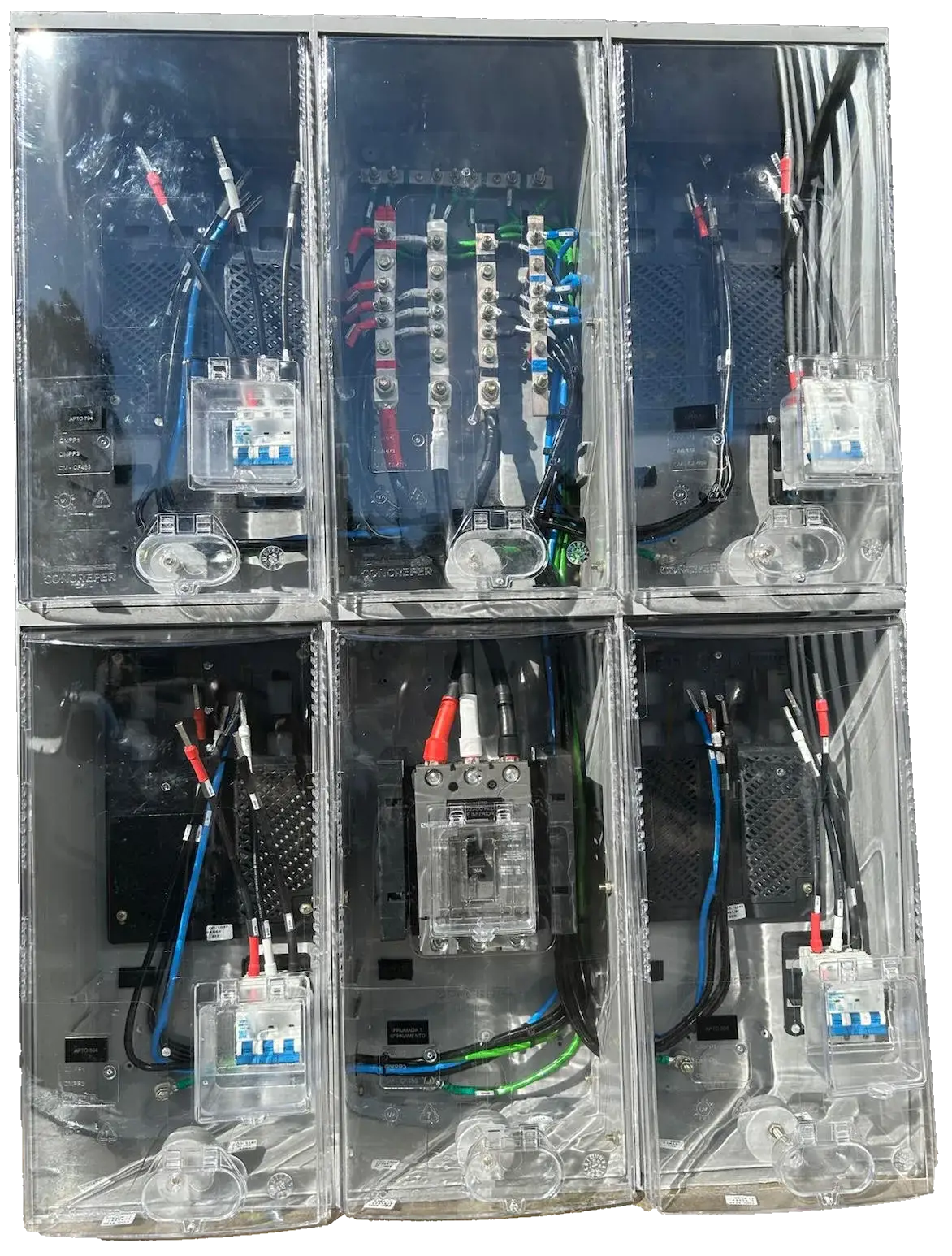 Centro de Medição em Policarbonato Detalhes